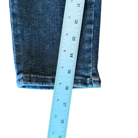 NWT Frame Le One Skinny Crop Jeans In Hughes Black Mid Rise Size 2 (29-34) - Picture 16 of 16